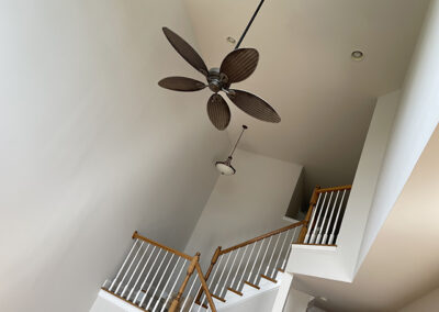 Interior painting staircase