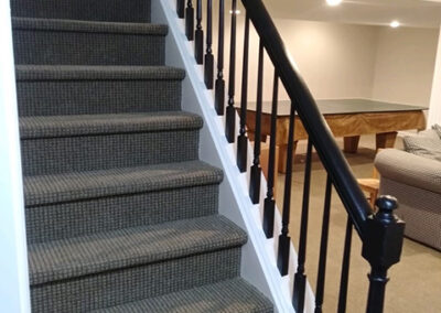 Interior painting staircase