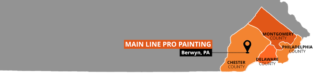Main Line Pro Painting Location Map