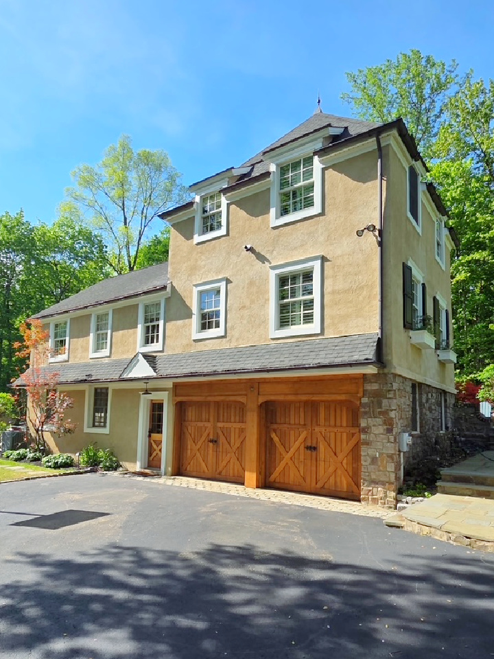 Exterior home garage